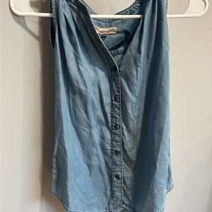 Banana Republic Women's Blue Sleeveless Top